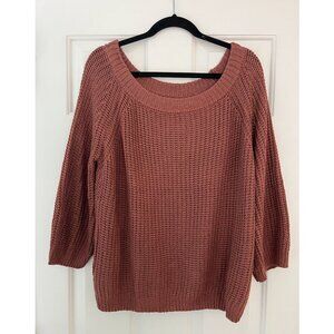 Pink Oversized Sweater